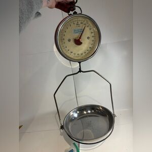“The Scale Store” Hanging Food Scale - Decorative -Vintage Antique - As Pictured